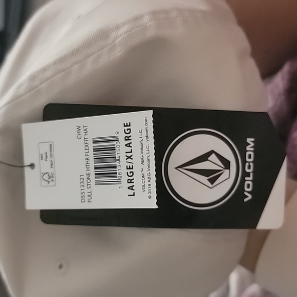 Volcom Full Stone Heather Flexfit Hat - Cherry Wood - Picture 7 of 7